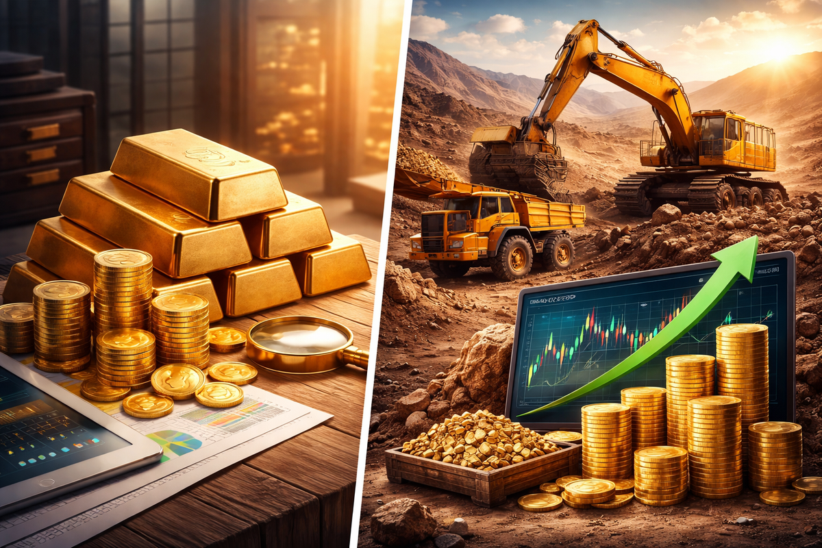 Gold ETF's vs Gold Mining ETF's